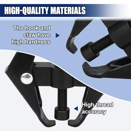 Battery Terminal and Wiper Arm Puller, Heavy Duty Arm Bearing Puller Remover, 35-85mm Adjustable Windshield Wiper Arm Removal Tool, Universal Automotive Repair Kit for Most Cars (1PC)