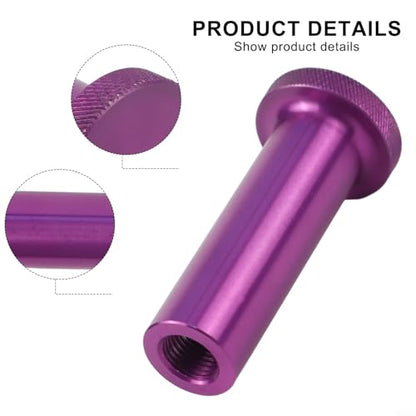 Aluminum Alloy Bike Fork Damper Removal Tool Lower Leg Extractor for FOX 32 34 36 38 40 Shock Absorber Side Spring Side Maintenance Repair Kit Purple(B 57mm*M10) - size: B 57mm*M10