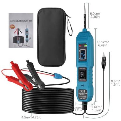 EYPINS Automotive Power Circuit Probe Tester - Pro DC 6V 12 V 36V Automotive Circuit Breaker Finder,Voltage/Continuity/Short/Open Circuit Detection Multifunctional with Test Light