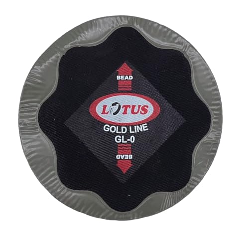 Lotus Gold Line Bias Tire Repair Patches GL-0 - size: 2-3/8" Round
