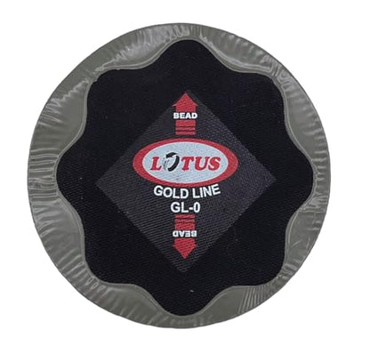 Lotus Gold Line Bias Tire Repair Patches GL-0 - size: 2-3/8" Round