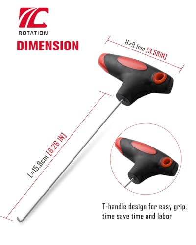 ROTATION 2-Piece Instrument Cluster Removal Tool – Dashboard Pulling Hooks Set for Mercedes-Benz