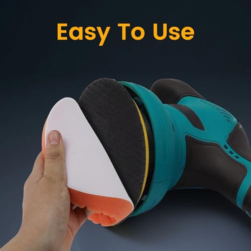 Buffing Polishing Pads 6 Inch - 7Pcs Foam Pad Kit with Hook and Loop for Car Buffer, Compound Cutting Sponge and Wool Polishing Pad Set for Automotive Detailing (6 inch) - size: 6 inch
