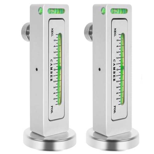 Ziopetru 2 Pack Adjustable Magnetic Gauge Tool, Wheel Camber, Caster Pillar and Wheel Alignment Tools for Automotive Truck RV Tire Repair - size: 2 PACK