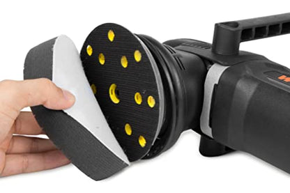 WEN Dual Action Polisher, 5-Inch Professional Grade, 8-Amp with Paddle Switch, 15mm Throw and LED Display (AA6158) - size: Corded 5-Inch
