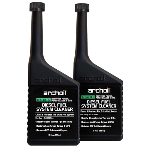 Archoil AR6400-D Diesel Fuel System Cleaner (Two Pack) - Cleans Injectors, Turbo & DPF - size: 12 Fl Oz (Pack of 2)