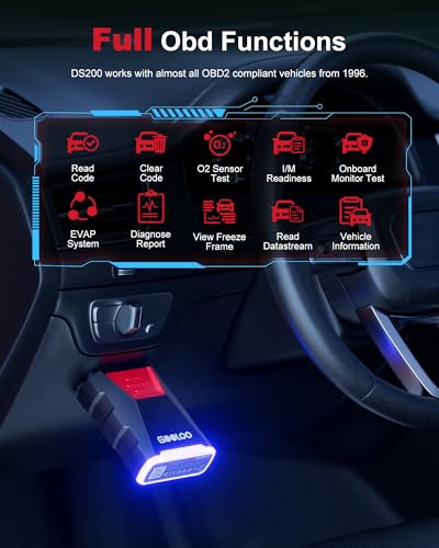 GOOLOO DEEPSCAN OBD2 Scanner Diagnostic Tool, Bluetooth Wireless All System Diagnostics for iOS & Android, Bi-Directional Control, 8+ Hot Reset, Code Reader, Live Data & Performance Test