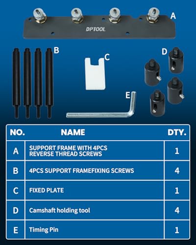 DPTOOL Fuel Injector Puller Removal Install Tool Kit Compatible with BMW B36 B38 B48 B58 Engines - Steel Material - Injector Tool Replace 2358417 2358022 83302358417 83300490507 - size: for B36 B38 B48 B58
