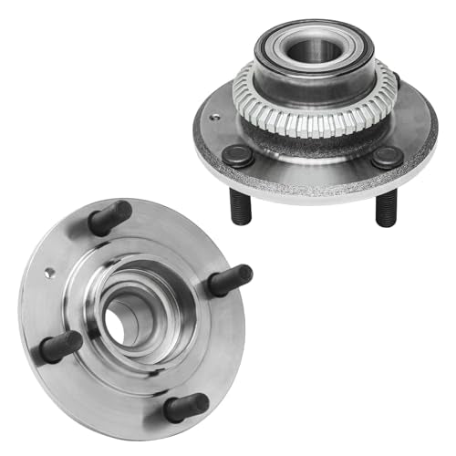Detroit Axle - FWD Rear Wheel Hub & Bearings Replacement for Eagle Summit Mitsubishi Expo Plymouth Colt - 2pc Set - style: 512040 x2/Pair