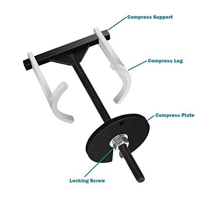 Goplus Transmission Spring Compressor, Automatic Transmission Clutch Removing/Installing Tool Kit, Strut Spring Compressor