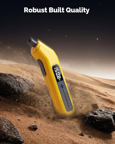 Tire Pressure Gauge Digital 200 PSI, HYVOHEX Tire Gauges for Tire Pressure with AAA Batteries, Visual LED Display Tire Gauge with Backlight, Digital Tire Gauge for Car Truck Motorcycle Bicycle - color: Yellow