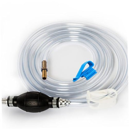 Manual Suction Hose Kit for Car and Water Transfer, Sturdy Siphon Pump with Guide Oil Tube, Practical Water Suction Hose for Automotive and Aquarium Use