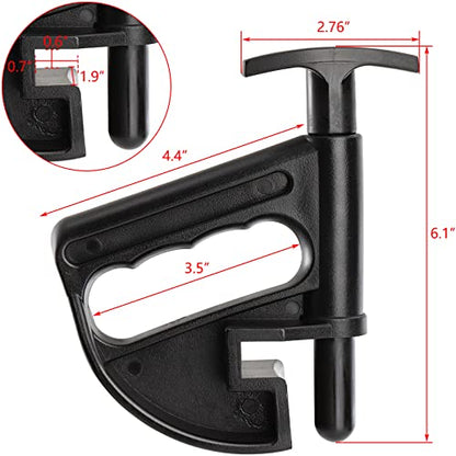 Hedume 4 Pack Tire Changer, Nylon Tire Bead Clamp Drop Center Tool, Universal Rim Pry Tire Changer Wheel Changing Helper Heavy Duty