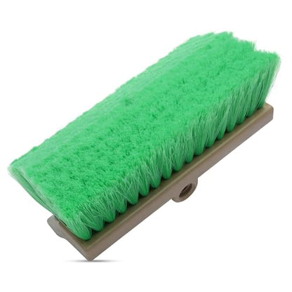 Nanoskin Large Bi-Level Vehicle Wash Brush with Soft Nylon Bristles – Ultimate Truck, Van, and RV Cleaning Tool, Ergonomic Design for Professional Detailing, Scratch-Free, Efficient 12-inch Reach - style: Bi-level Brush – 12-inch