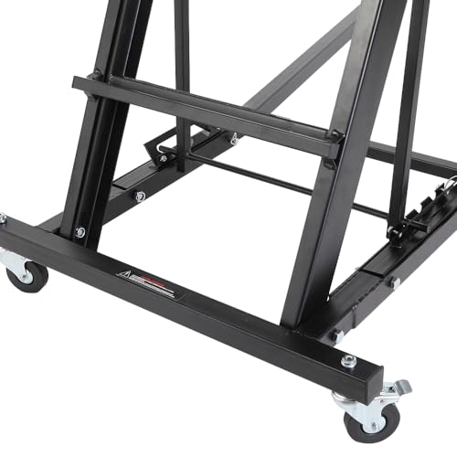 Top Automotive Creeper, Engine Creeper 48"-64", 400 LBS Capacity High Top Creeper | 4 Swivel Caster Wheels, Adjustable Height Foldable Creeper for Home Garage Workshop Repair Maintenance