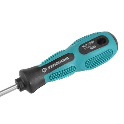 uxcell #0 Phillips Screwdriver 4 Inch Round Shaft Non Slip Comfortable Handle - size: PH0 x 4"