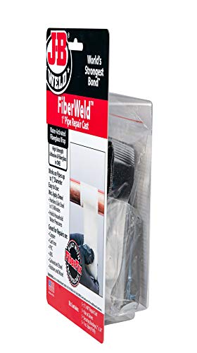 FiberWeld Pipe Repair Cast 2x48 Inch – High Strength Adhesive Fiberglass Wrap – White - size: 2" x 48"