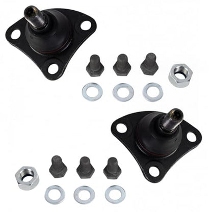 TRQ Front Lower Ball Joint Set Compatible with 2014-2022 Ram ProMaster 1500, 2500, 3500 - style: PSA30972