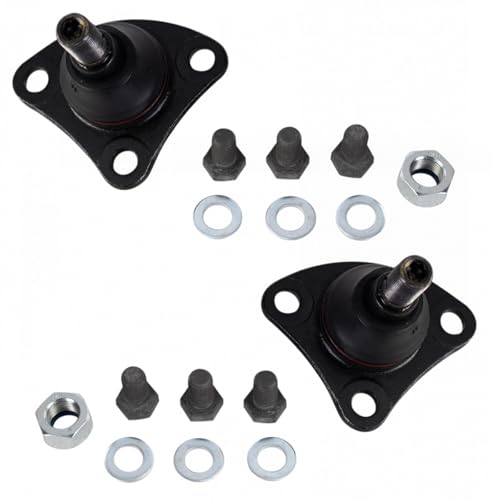 TRQ Front Lower Ball Joint Set Compatible with 2014-2022 Ram ProMaster 1500, 2500, 3500 - style: PSA30972