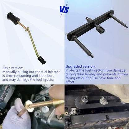 ZKTOOL New Upgraded Version Fuel Injector Puller Removal Tool Compatible with Land Rover Jaguar 3.0L 5.0L Gasoline Engine, Easily Remove Fuel Injectors Without Damage, Replaceable 310-197 - color: PLUS 310-197