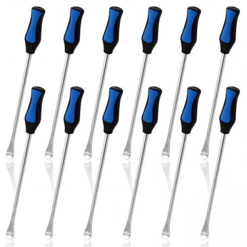 12 Pack 15 Inch Tire Spoons Bulk Tire Iron Set Steel Changing Levers Removal Tools for Motorcycle Dirt Bike ATV Bicycle Lawn Mower