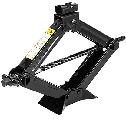 JOIKIT 2 Pack 1.5 Tons 3307 Lbs Capacity Scissor Jack, Car Jack with 2 Ratchet Handles, Car Scissor Jack Lift for Wagon, Van, SUV, Truck, Max Height 15 Inches