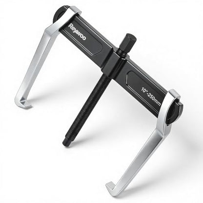 Reywoo 10" 2-Jaw Gear Puller for External (8.2" Max) & Internal (10.5" Max) Pulling, Heavy-Duty Bearing, Flywheel, Pulley and Gear Remover Tool, Adjustable CR-V Steel - size: Max External 8.2"