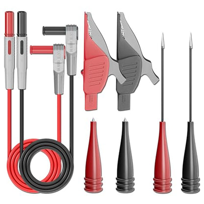 Goupchn Multimeter Test Leads Kit 8PCS Test Cable Set | Alligator Clips, Wire Piercing Test Probes for Fault Location, Electronics Repairing - style: P1309