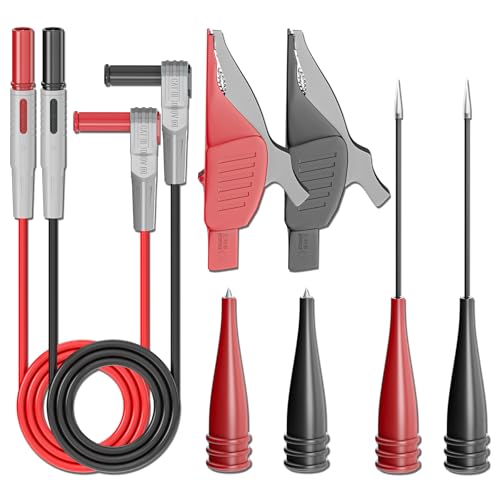 Goupchn Multimeter Test Leads Kit 8PCS Test Cable Set | Alligator Clips, Wire Piercing Test Probes for Fault Location, Electronics Repairing - style: P1309