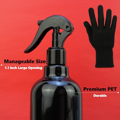 Heat Gun for Vinyl Wrap Tool Kit - 2000W Dual Temp Hot Air Gun for Car Window Tinting, Epoxy Resin, Paint Removal - 21Pc Set with 7 Red Micro Squeegees, Felt Squeegee, Sprayer & Gloves - color: red&black