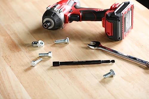 ARES 70641 7mm Magnetic Impact Nut Driver | Impact Grade Nut Setter with Industrial Strength Magnet - size: 7mm Magnetic Impact Nut Driver