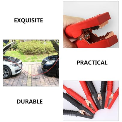 Heavy Duty 2500a Jumper Cable with Pvc Insulation, Safe Use and Strong Clamping Alligator Clips, 11mm Wire Diameter Booster Cable for Car Jump Starting and Emergency Auto Battery