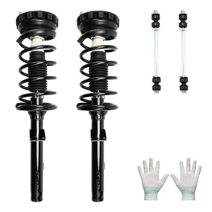 KAX Rear Complete Strut & Coil Spring Assembly Sway Bar Stabilizer Link Suspension Kit Replacement for Ford Taurus 1994-2007,Mercury Sable 1994-2005,Replace 171616*2 SR4011*2 Amortiguadores Traseros - size: 1994-2007 Ford Taurus-Rear