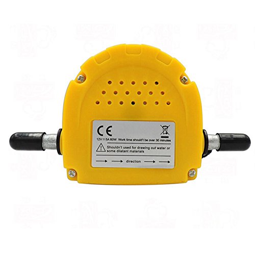 12V Oil Change Pump, Electric Fluid Extractor with Alligator Clips, Portable Car Oil Transfer Pump with Tubes