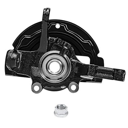 Detroit Axle - 3.5L Steering Knuckles Kit for 02-06 Nissan Altima, 2 Front Steering Knuckles & Wheel Bearing Hubs 2 Rear Wheel Bearing Hubs 2002 2003 2004 2005 2006 [Non-ABS] Replacement - 4pc Set - size: 4UW48729/Kit