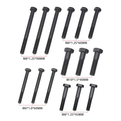 59 Pcs Harmonic Balancer Puller Removal & Installation Tool Kit, Flywheel Remover, Crankshaft Pulley Removal Steering Wheel Pulling Set, Compatible with Buick Regal, Lacrosse GL8, Firstland, etc.