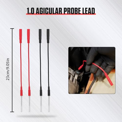 48PCS Automotive Circuit Test Leads Kit, Multi-Function Auto Diagnostic Tools with Electrical Breakout Leads, Alligator Clips & Multimeter Probes