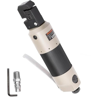 Pneumatic Straight Punch Flange Tool, Auto Body Air Hole Punch and Crimper Flange Tool Sheet Metal Flanging, Car Repair