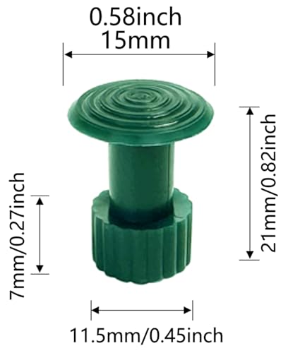 30Pc Dent Puller Glue Tabs, Car Body Dent Removal Pulling Hail Tabs | 15mm, Dent Hail Tabs, Paintless, ABS, Reusable, For Metal Body, Flat/Mild Curve, Small-Med Dents, Alcohol Release, Green - color: Green