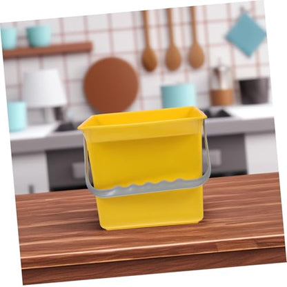 Hemobllo Large Capacity Plastic Bucket for Car Detailing Home Cleaning Handle Bucket Spout and Scale for Efficient Cleaning