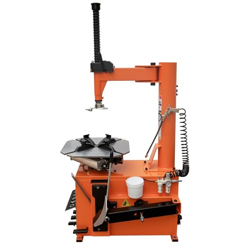 Albott 2 HP Tire Changer Machine for 10"–22" Rim Range | 10"–17" Outside Clamp, 12"–22" Inside Clamp, 110V Wheel Changer for Home Garage & Auto Shop - size: 10"–22" Compact Single Head