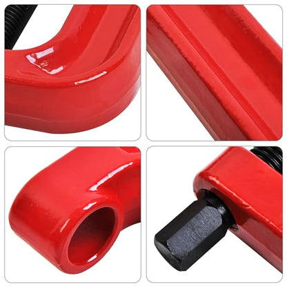 Extra Large Ball Joint Press Tool Set, Heavy Duty Ball Joint Removal Tool, Extended C Frame Compatible for Toyota, Chevrolet, Dodge, Ford