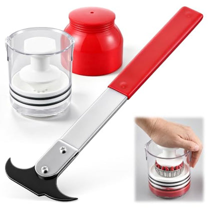 Seal Puller Tool & Bearing Packer Kit, Heavy Duty Wheel Bearing Grease Packer and Universal Gasket Remover Tool Set for Wheel Hub Lubricant Filling and Gasket Removal Automotive Repair(Heavy Duty) - style: Heavy Duty