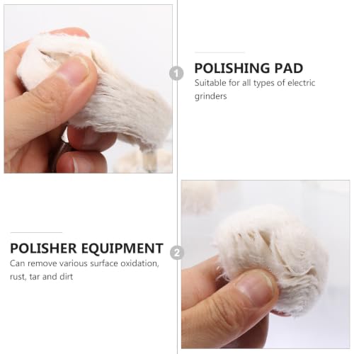 MAGICLULU 10 Pcs Polishing Wheel Kit for Drill Buffing Wheels Set with Cone, Column, Mushroom, and T-Shaped Heads for Automotive and Body Repair Polishing