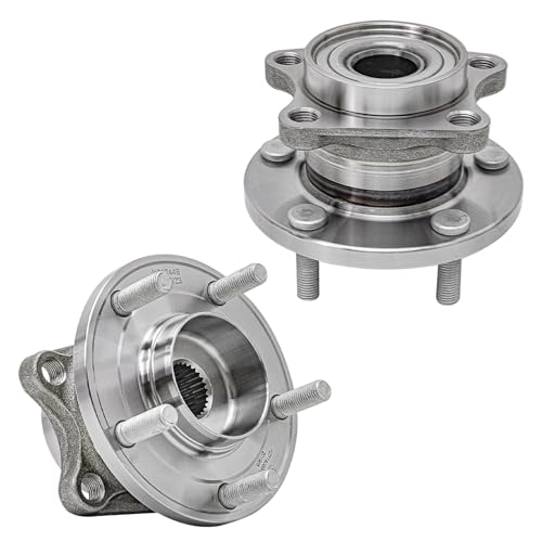 Detroit Axle - AWD Rear 2pc Wheel Bearing Hubs for 07-15 Mazda CX-9, 2 Wheel Bearing and Hubs Assembly 2007 2008 2009 2010 2011 2012 2013 2014 2015 Replacement - style: 512449x2/Pair