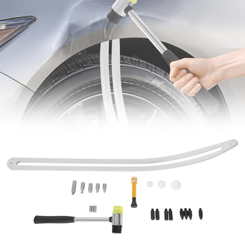 Dent Repair Tool, Car Dent Dings Repair Kit, Paintless Dent Removal Tools for Car Dents, Car Fenders, Door Dings, Dents on Motorbikes, Fridges