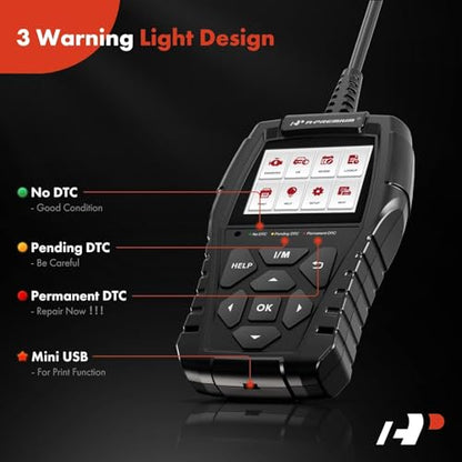 A-Premium AD200 Professional OBD2 Scanner Car Diagnostic Tool OBDII EOBD | Code Reader, Enhanced Check Car Engine Light Diagnostic Scan Tool, Upgraded Fault Code Scanner for All Vehicles from 1996 - style: Upgraded Scan Tool AD200