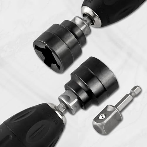 2025 New Scissor Type Car Jack Heavy Duty Socket Converter, Scissor Type Jack Heavy Duty Sleeve Converter, Hand Drill and Ratchet Universal Tire Replacement Tool (A)