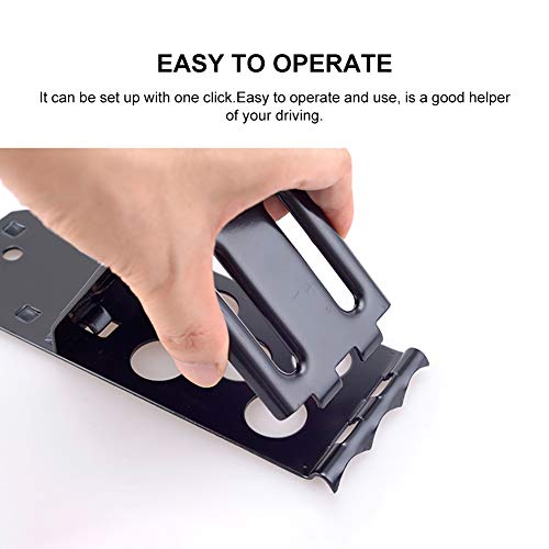YOKOKO 2 PCS Wheel Chocks, Heavy Duty Metal Wheel Chock Blocks Foldable Tire Stoppers for Automotive, Car, SUV, Trailer, RV, Trucks & Camper