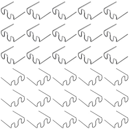 1000pcs Welding Rods Hot Staple Repair Machine Plastic Welding Hot Stapler | For Repair Machine Car Bumpers Dashboards Lamp Holders Plastics Rings Daily Plastics Supplies 0.8 0.6mm(Wave Shape)